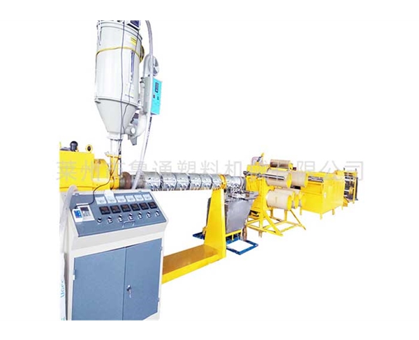 生產(chǎn)塑料圓絲拉絲機，擠出機